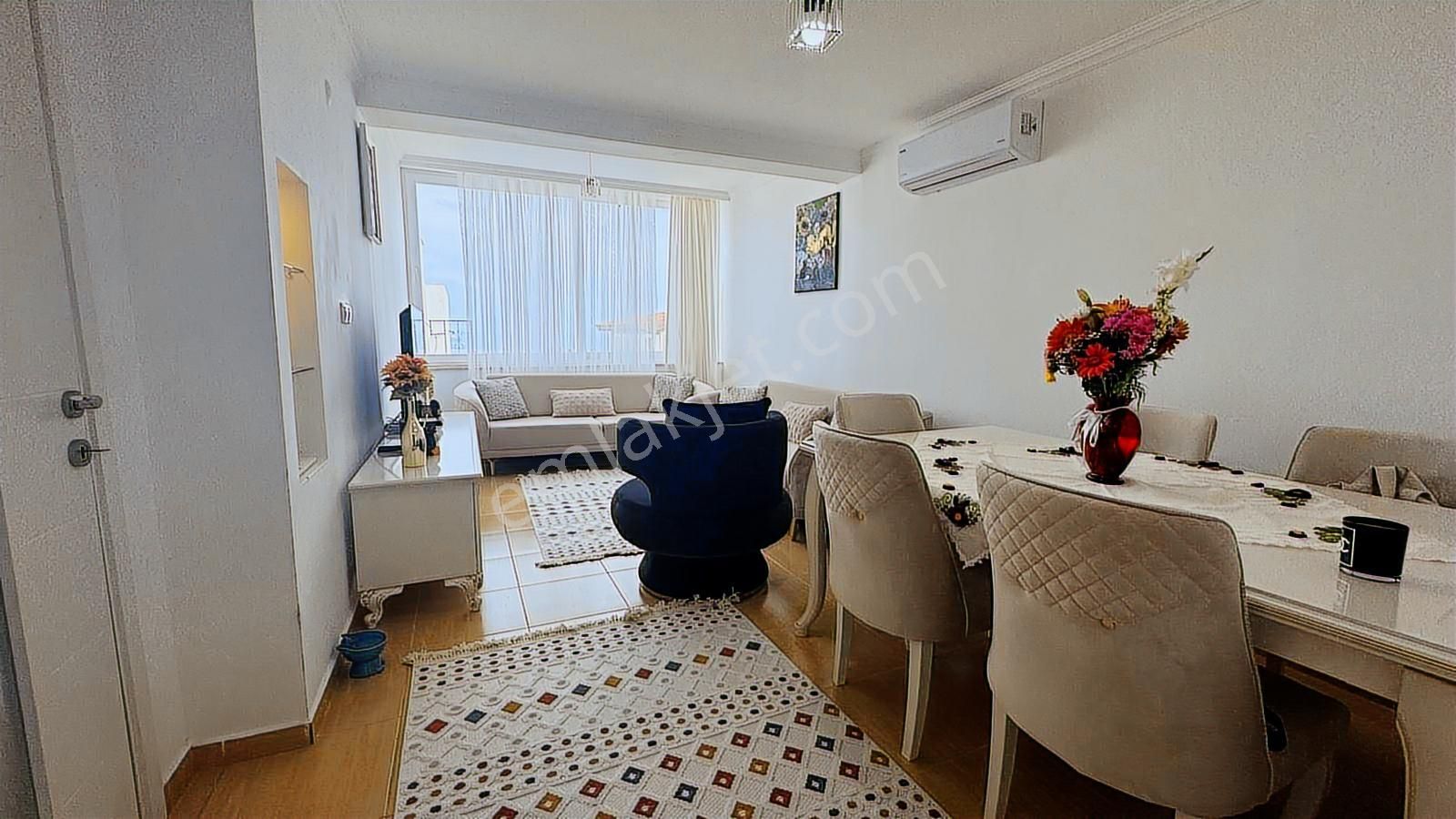 Bodrum Bağla Bankev Sitesinde Tadilatlı Deniz Manzaralı 2+1 Üst - Görsel 2