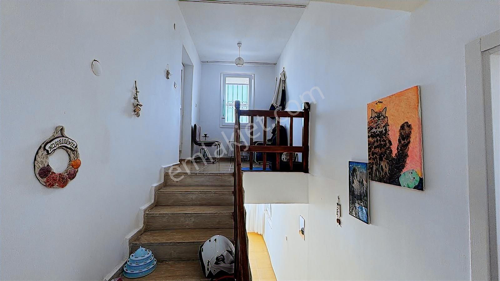 Bodrum Bağla Bankev Sitesinde Tadilatlı Deniz Manzaralı 2+1 Üst - Görsel 11