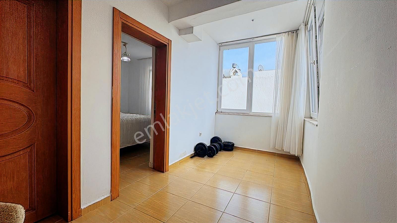 Bodrum Bağla Bankev Sitesinde Tadilatlı Deniz Manzaralı 2+1 Üst - Görsel 12