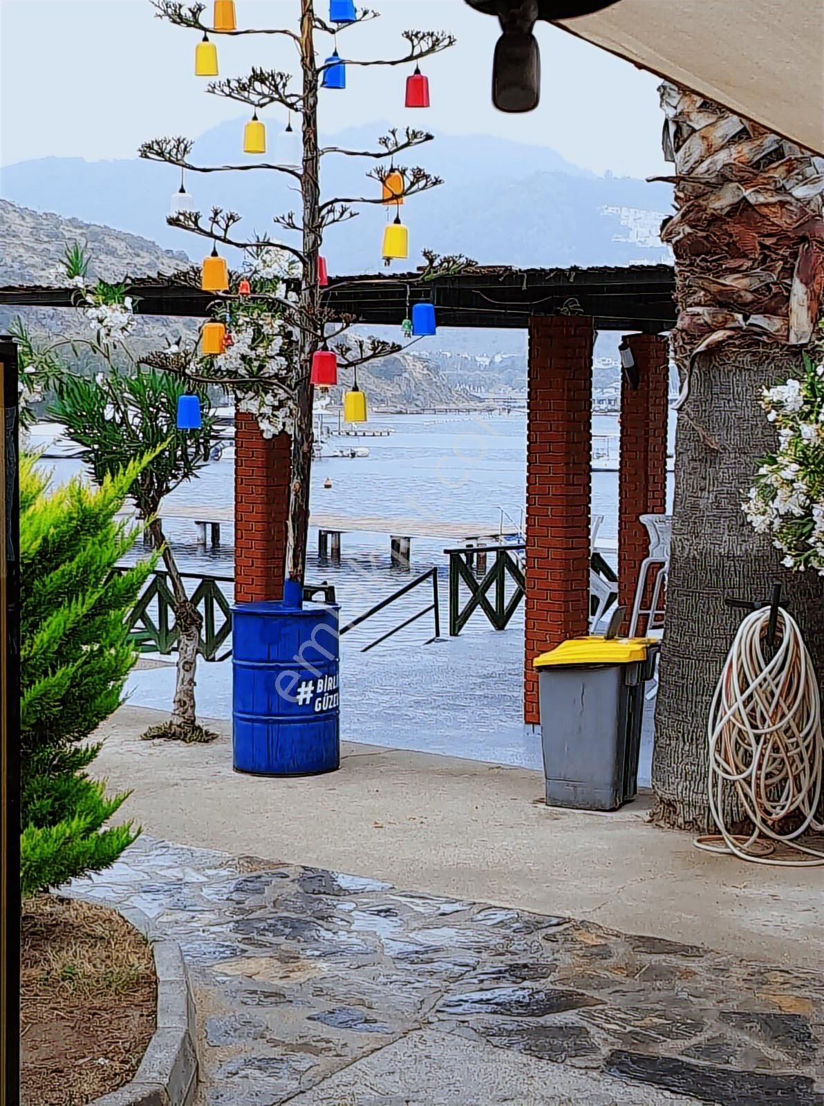 Bodrum Bağla Bankev Sitesinde Tadilatlı Deniz Manzaralı 2+1 Üst - Görsel 8