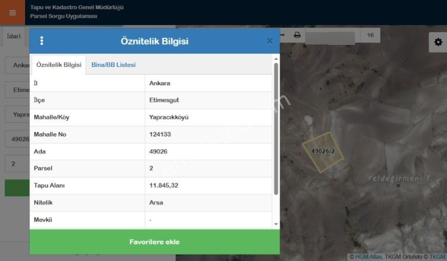 Etimesgut Yapracıkta Satılık Arsa Polat Emlaktan - Görsel 3