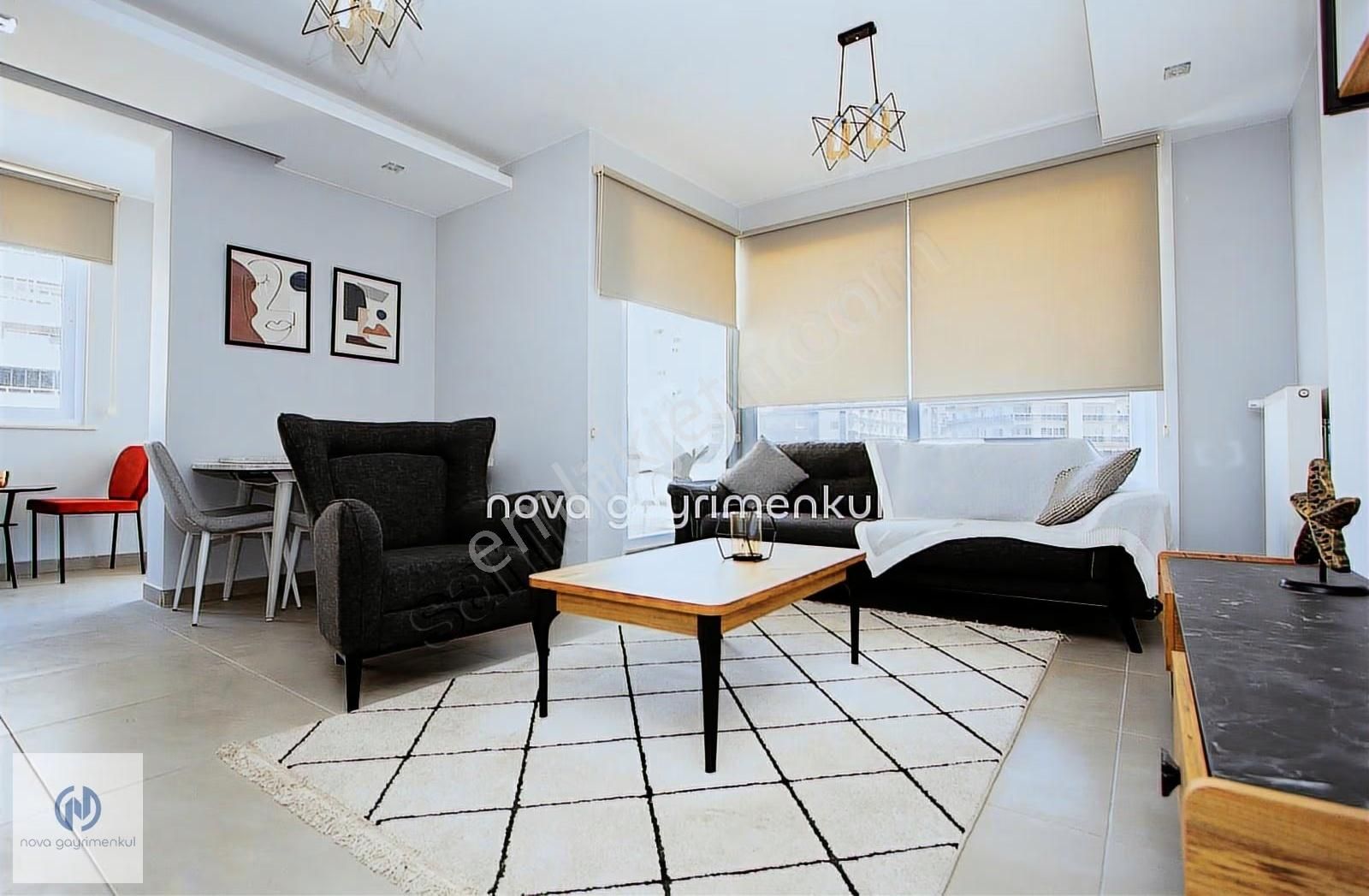 **nova** Çiftlikköy Mah.de 2+1 Eşyalı Kiralık Lüks Daire