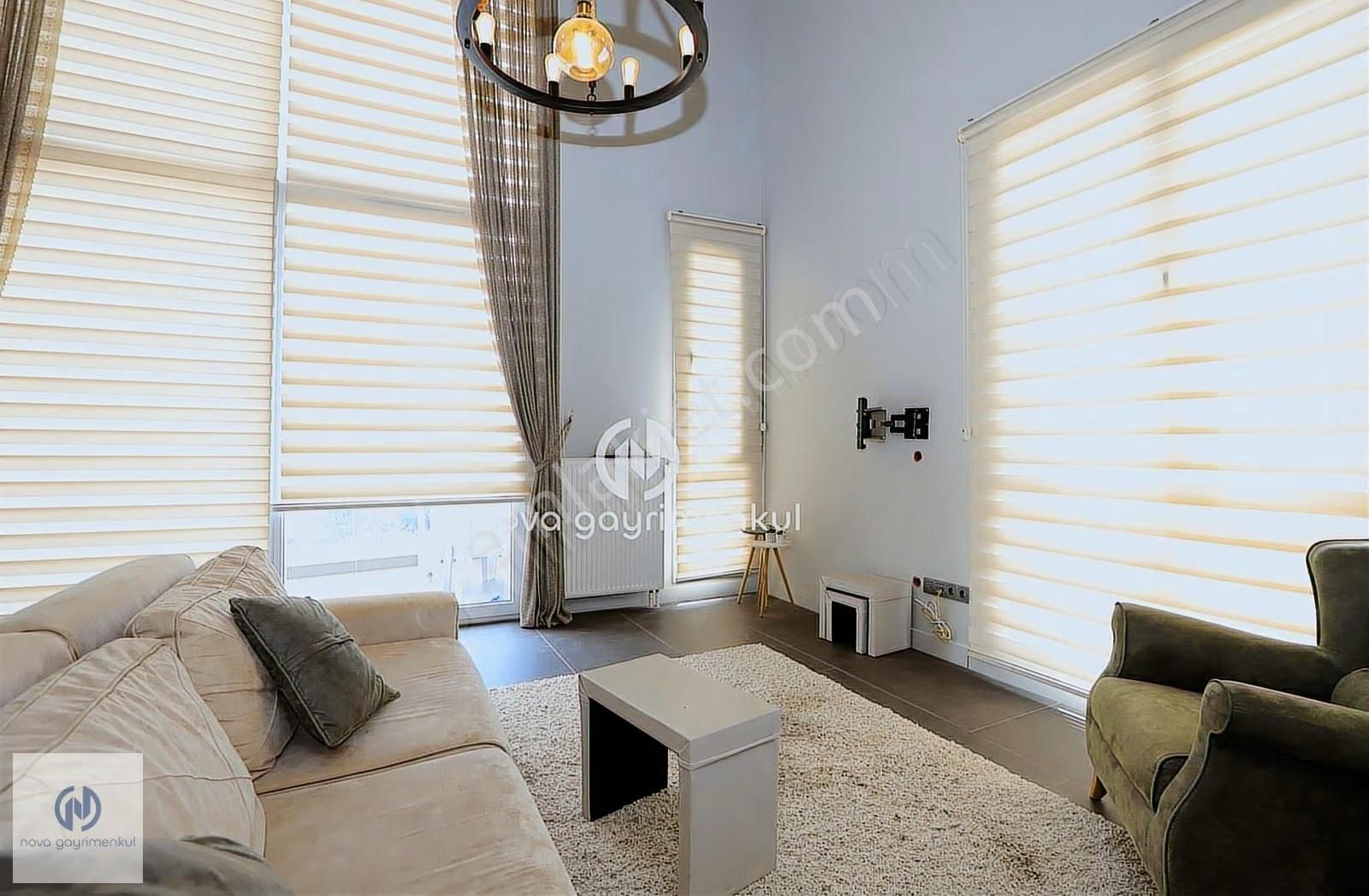 **nova** Çiftlikköy'de Süper Lüks Eşyalı Kiralık 1+1 Dubleks - Görsel 6