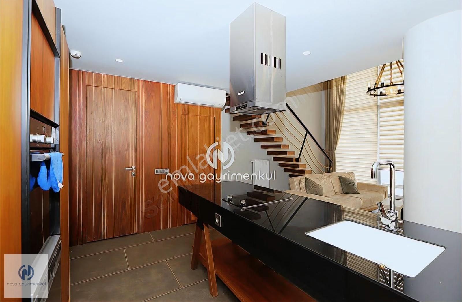 **nova** Çiftlikköy'de Süper Lüks Eşyalı Kiralık 1+1 Dubleks - Görsel 11