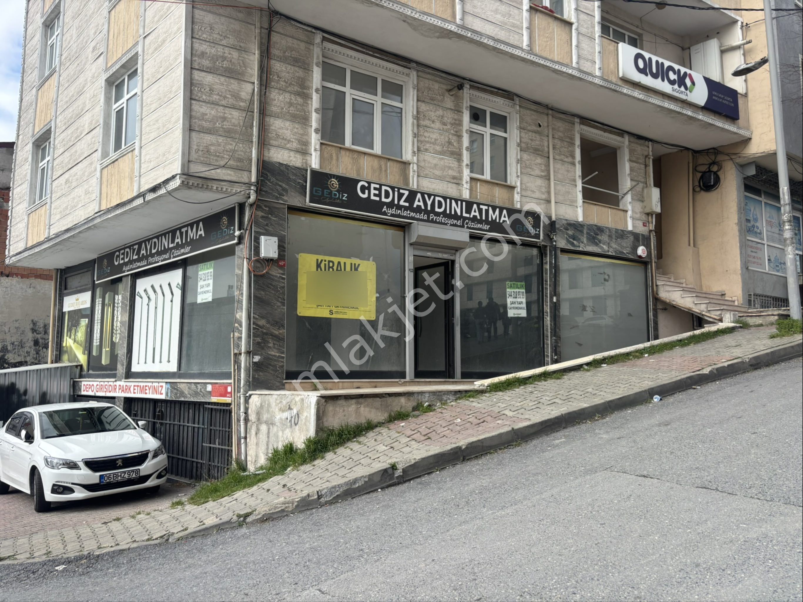 Kiralık Depolu Dükkan