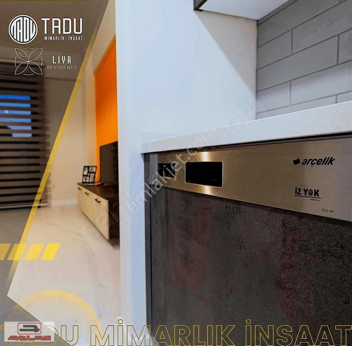 Liya Residence 1+1 Lüks Eşyalı Satılık Daire - Görsel 24