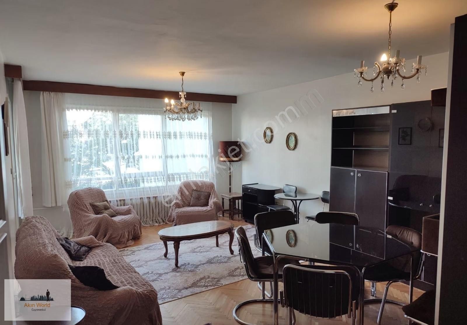 Çankaya Sitesinde 2+1 Eşyalı Ara Katta Daire - Görsel 2