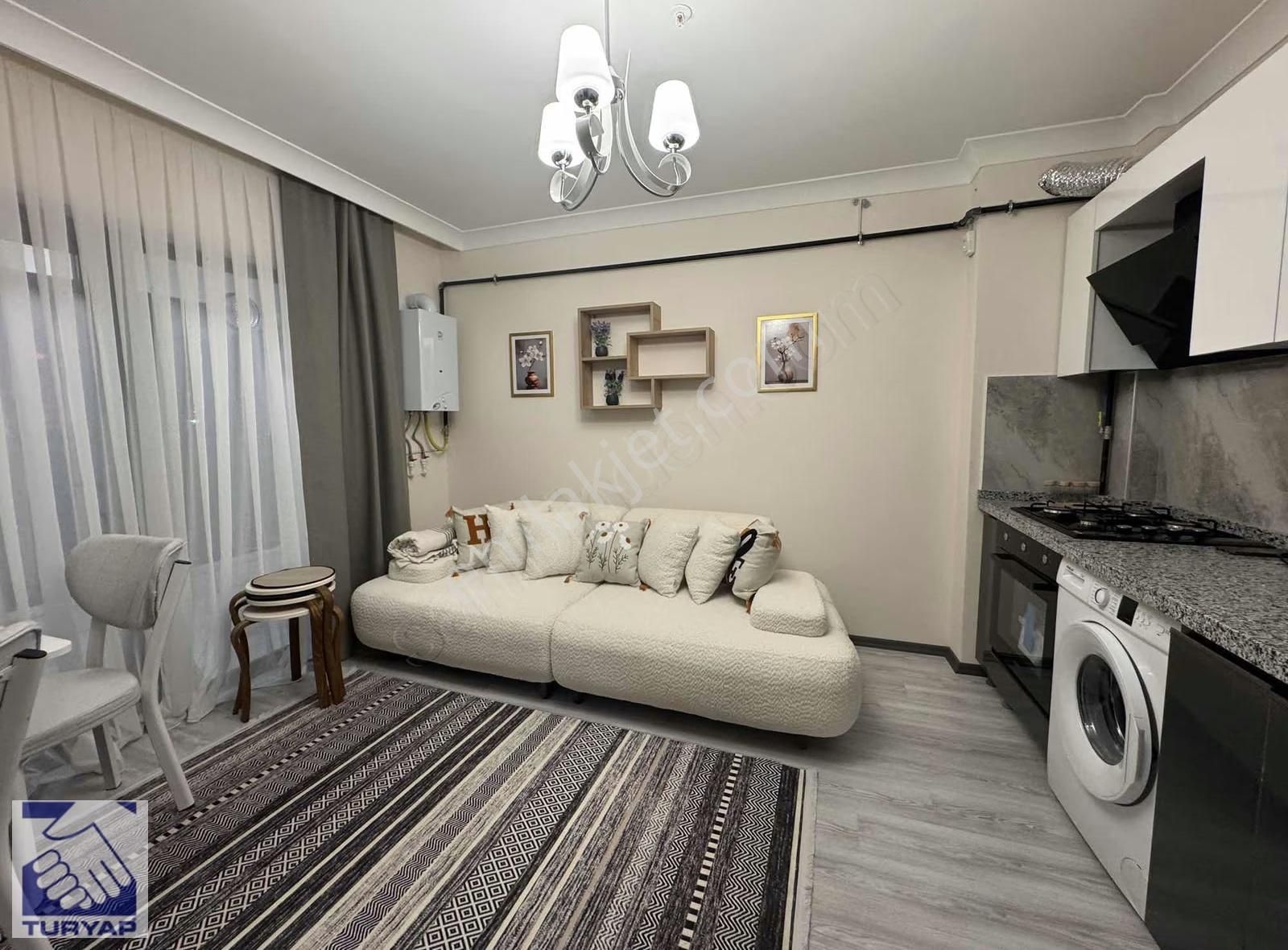 Havaalanı Yolunda Güvenlikli Sitede Tam Eşyalı Kiralık 1+1daire - Görsel 9