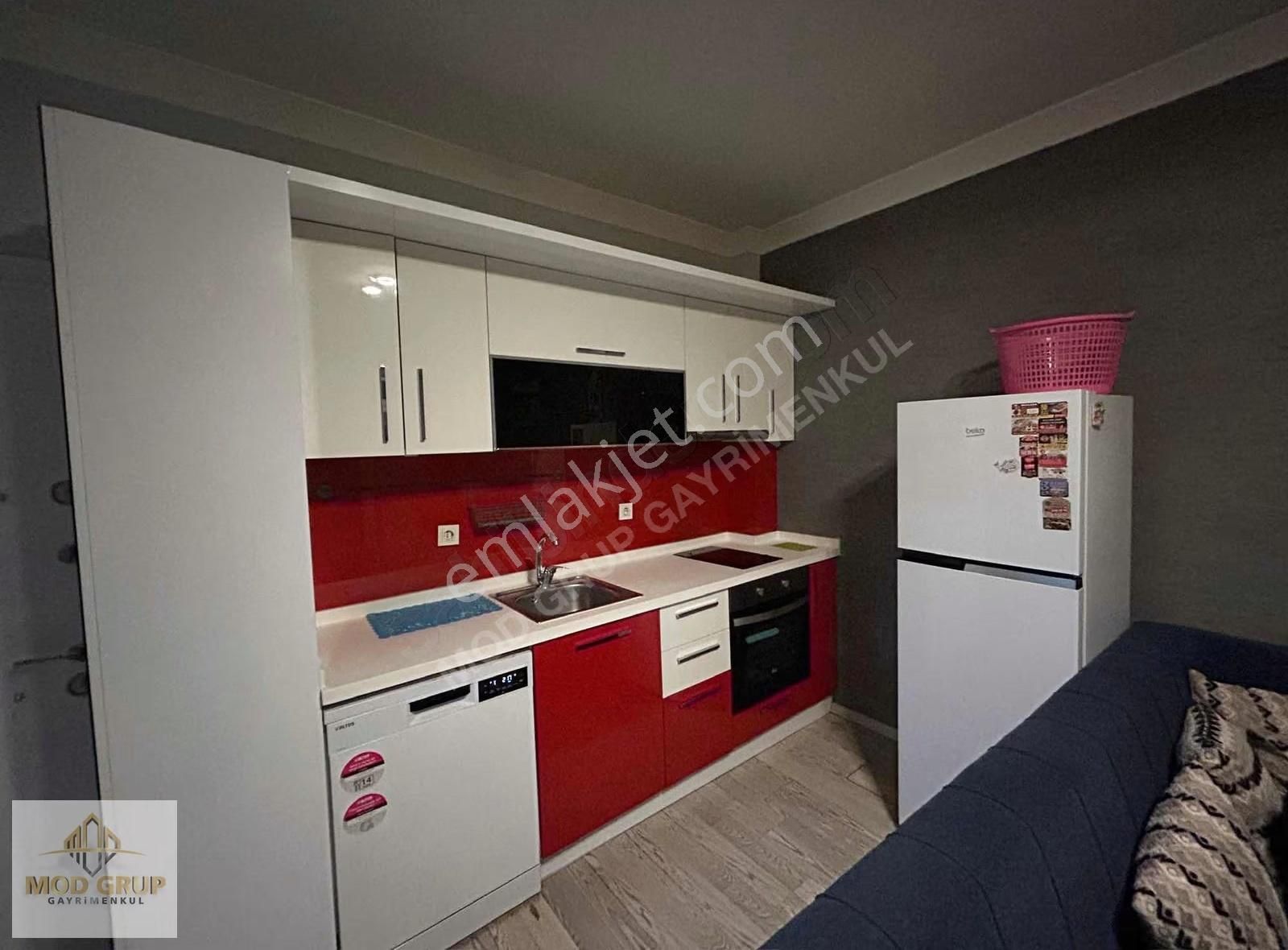 Mod Grup Dan Cam Balkonlu Eşyalı 1+1 Süper Lüx 24 Saat Güvenlik - Görsel 8