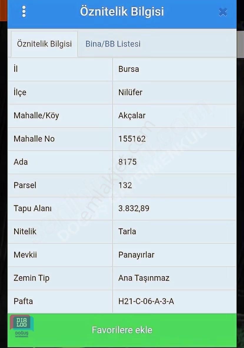 Dialog Doğuş Satılık Tek Tapu Arazi Akçalar Da - Görsel 15