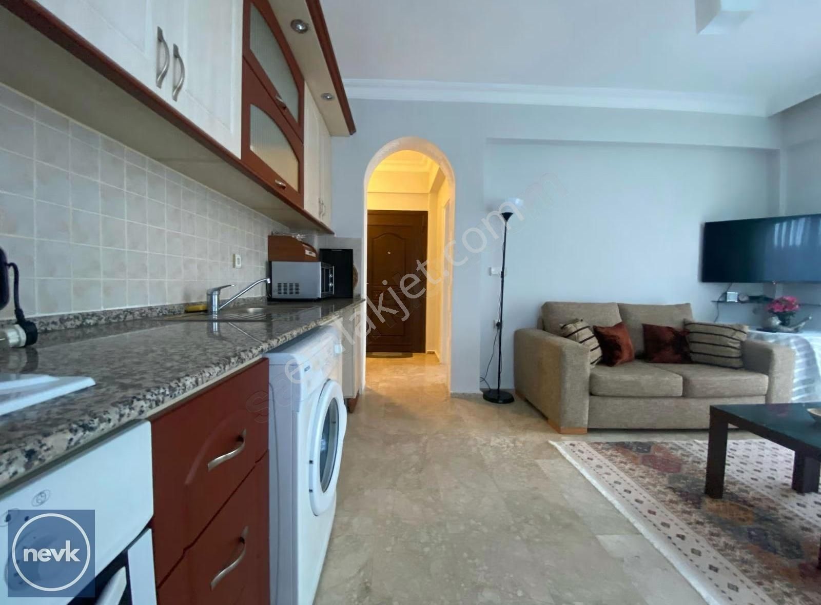 Çalış Plajına 300m Eşyalı Kiralık Daire - Görsel 6