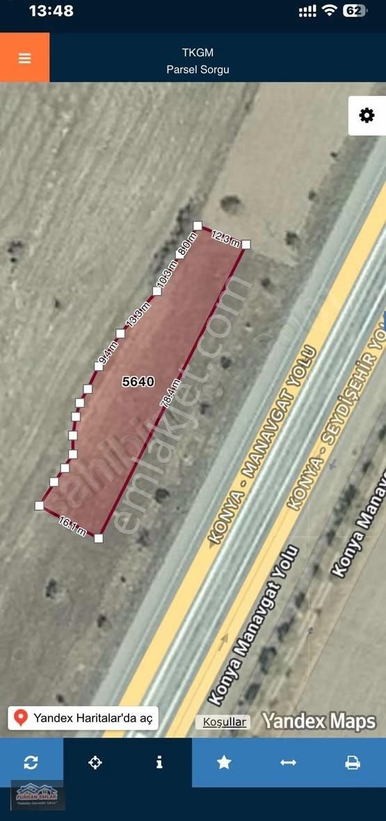 Araba Takaslı Çavuş Ta Konya Manavgat Yolu Üzeri Ticari Konum