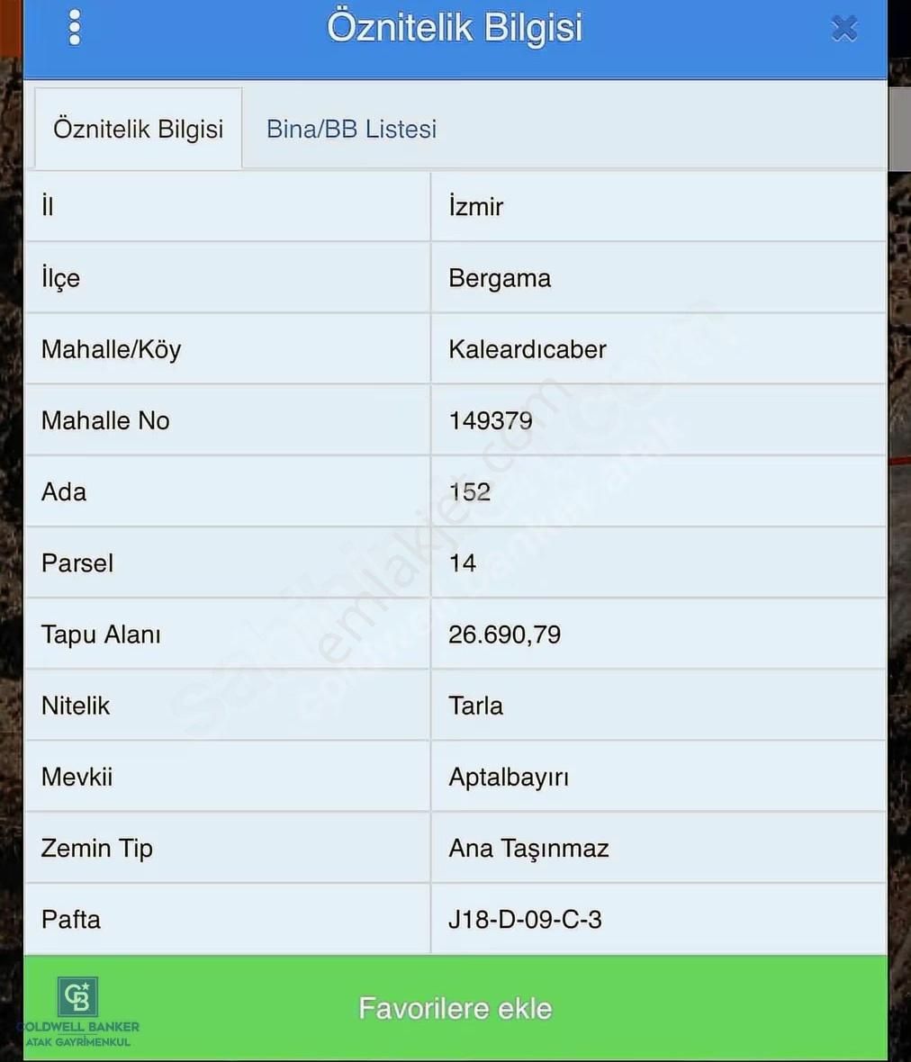 Bergama Merkeze Yakin Baraja Cephe 26,5 Donum Arazi - Görsel 5