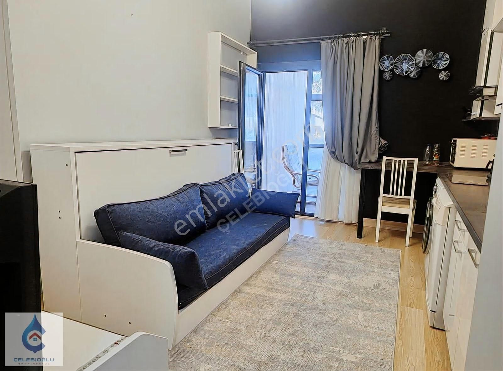 Terrace Mix'te Kış Bahçeli, Eşyalı 1+0 Stüdyo Kiralık Daire - Görsel 18