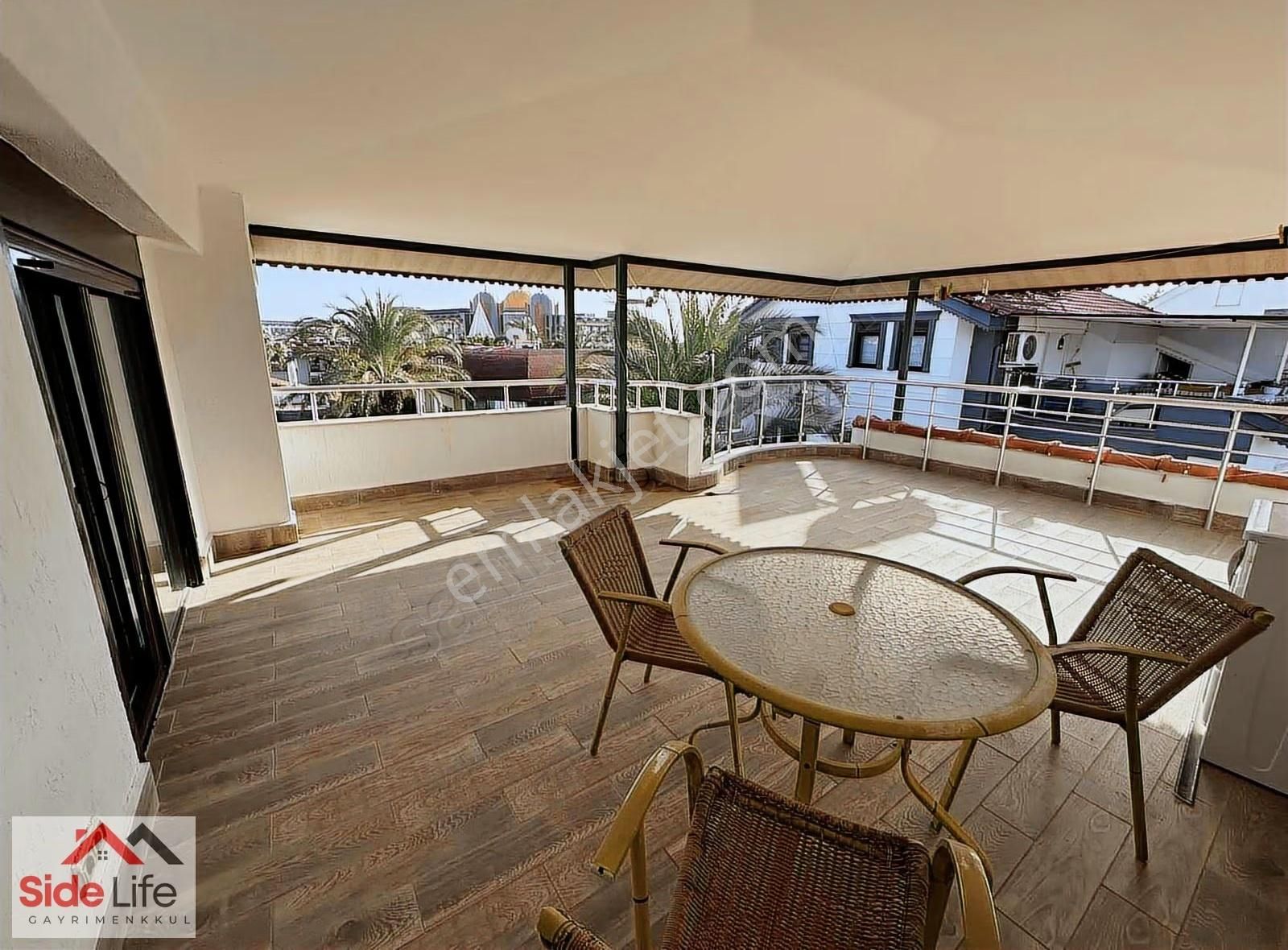 Side De Havuzlı Kiralık 4+1 Dubleks Daıre Eşyalı