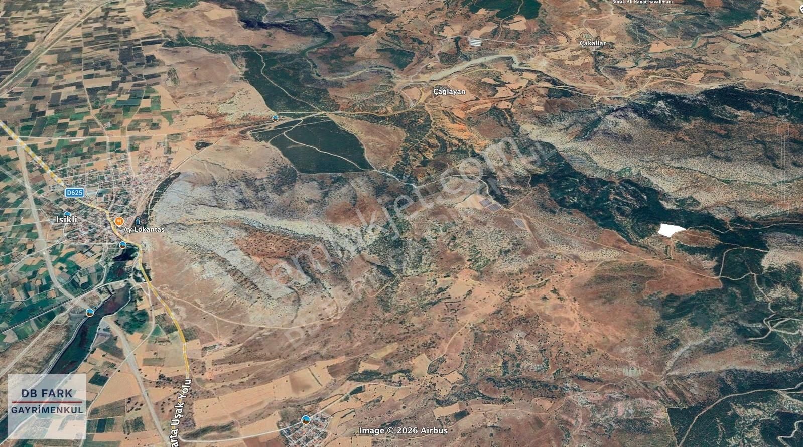 Denizli Çivril Akdağ 15 Dönüm Tek Tapu Resmi Yolu Var