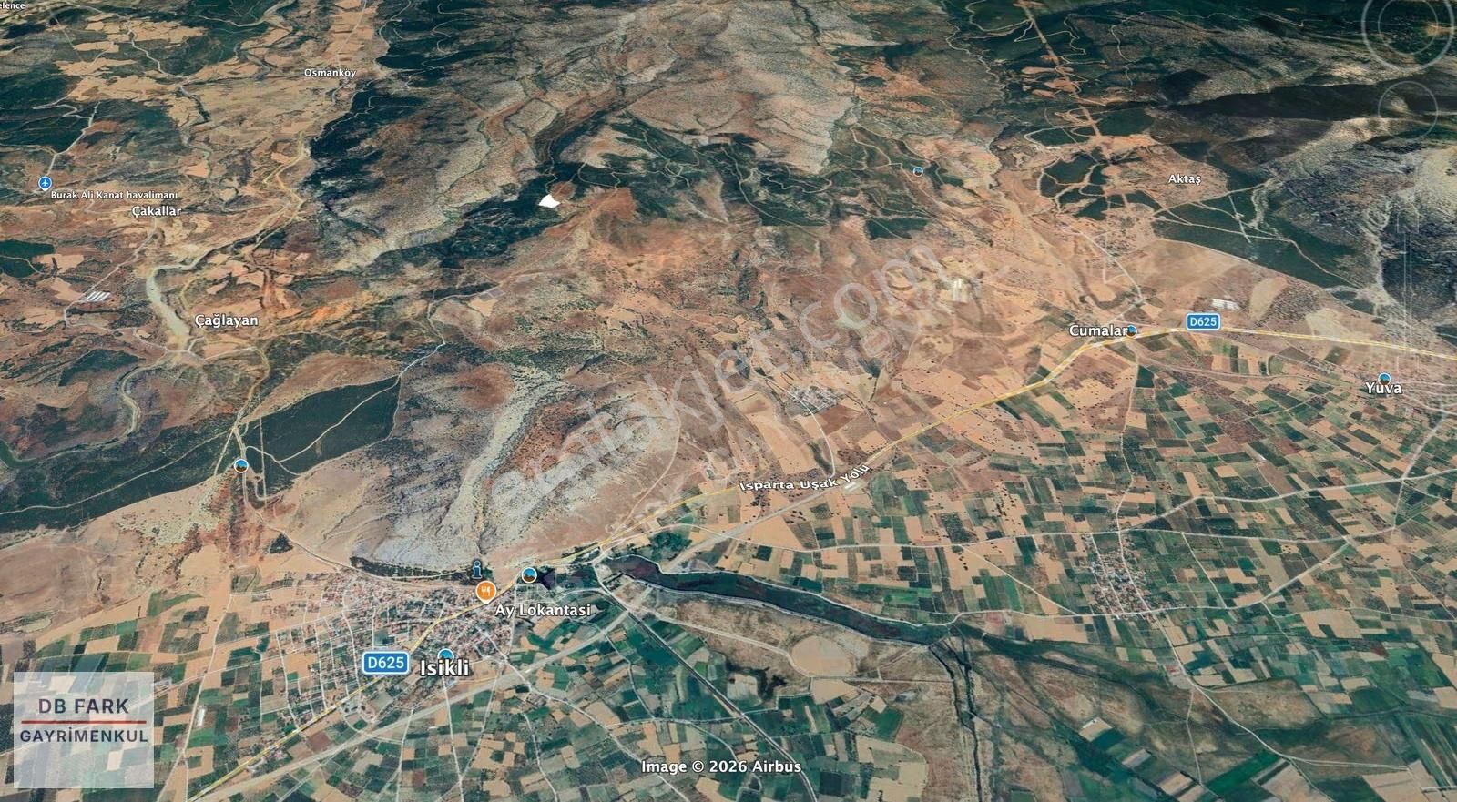 Denizli Çivril Akdağ 15 Dönüm Tek Tapu Resmi Yolu Var - Görsel 3