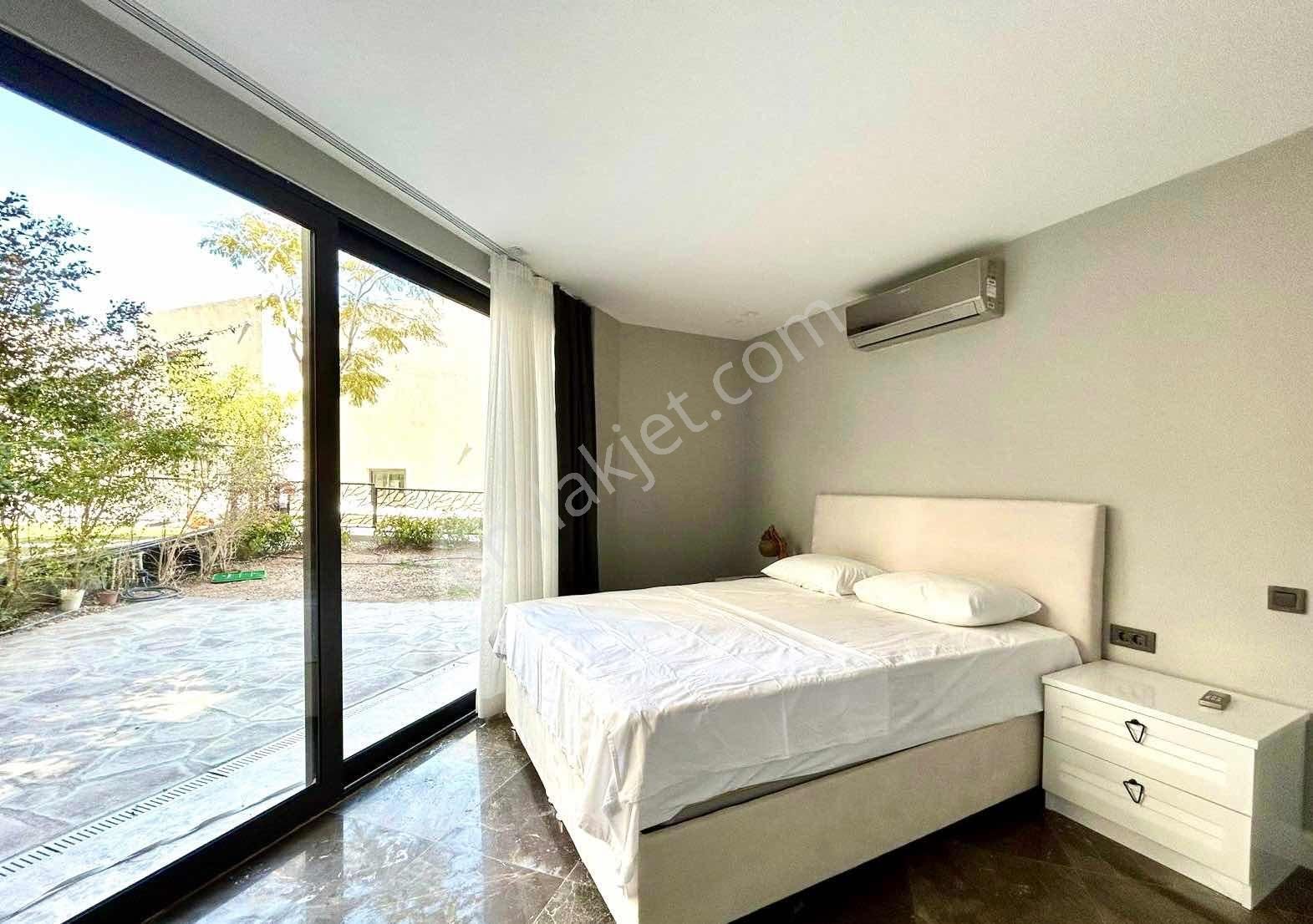 Bodrum Bitez Sahil Plajlı Sitede Eşyalı Bahçe Katı Kiralık Daire - Görsel 5