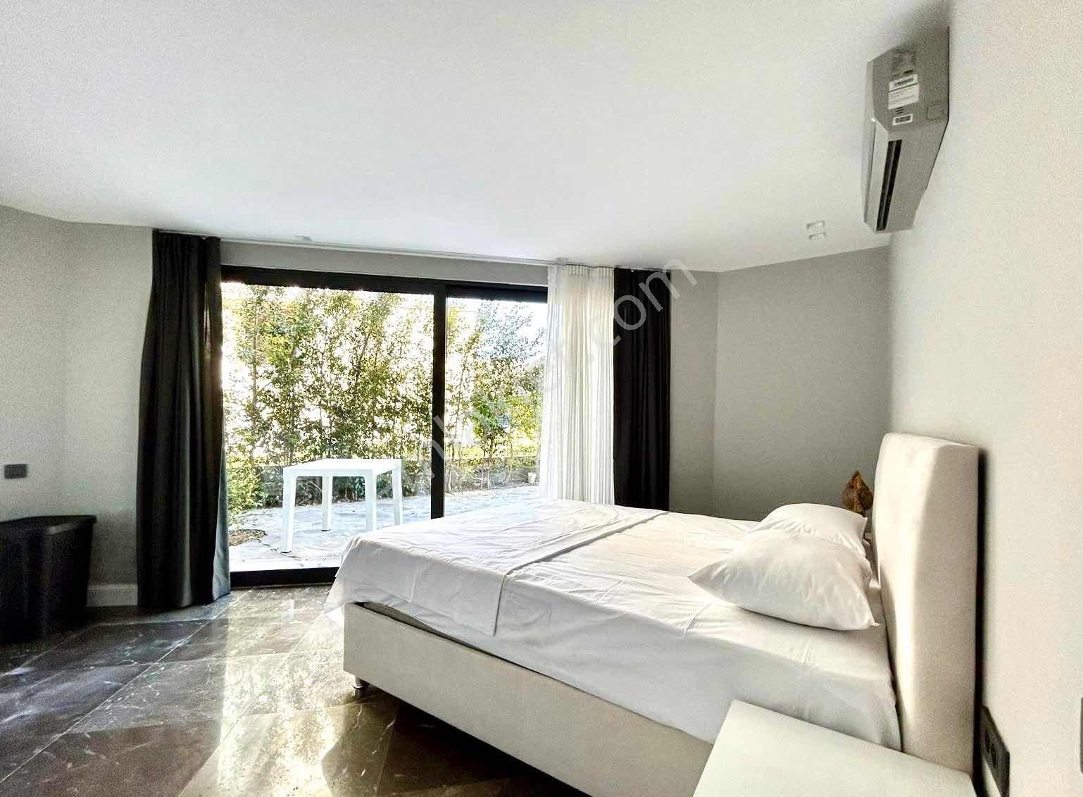 Bodrum Bitez Sahil Plajlı Sitede Eşyalı Bahçe Katı Kiralık Daire - Görsel 7
