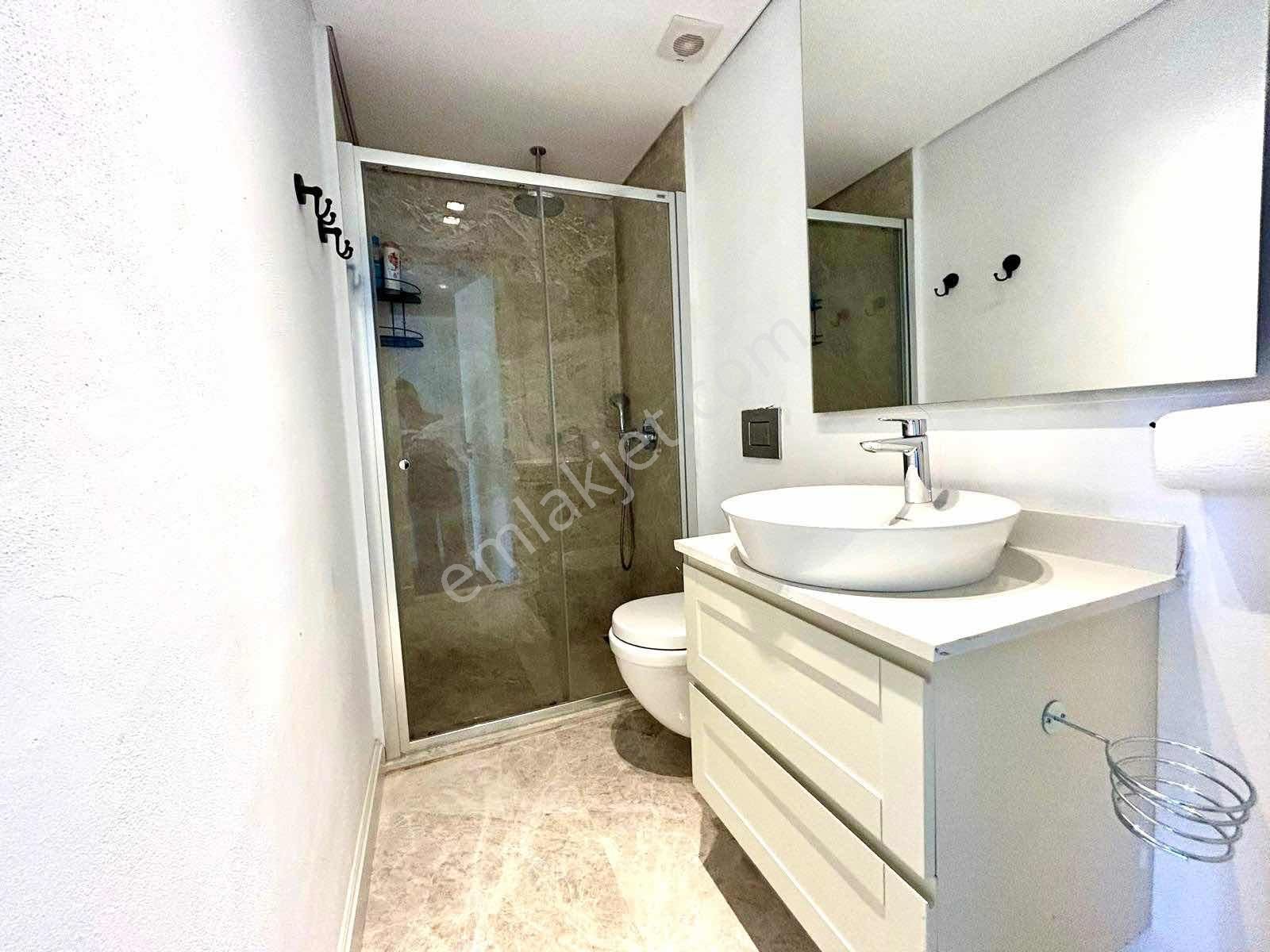 Bodrum Bitez Sahil Plajlı Sitede Eşyalı Bahçe Katı Kiralık Daire - Görsel 6
