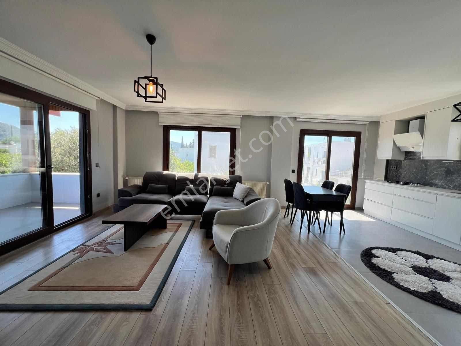 Bodrum Gölköyde Kiralık Eşyalı 3+1 Daire Denize 500 M - Görsel 15