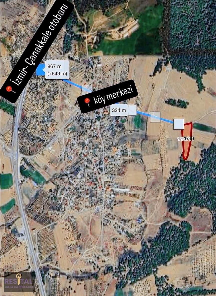 Çanakkale Gökçalı Köyünde Tarla - Görsel 2