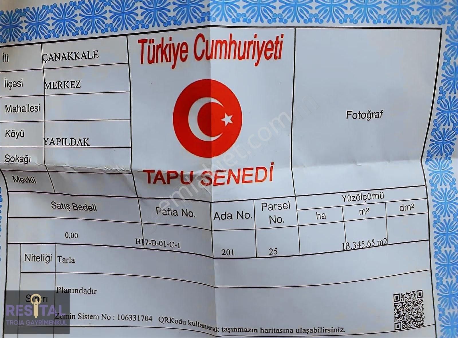 Yapıldak/saltık Mevkiin'de,denize Yakın,doğa İçinde Fırsat Tarla - Görsel 7