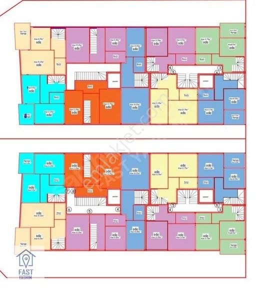 Yunuseli'de Projeden Satılık 2+1 3+1 Daireler - Görsel 2