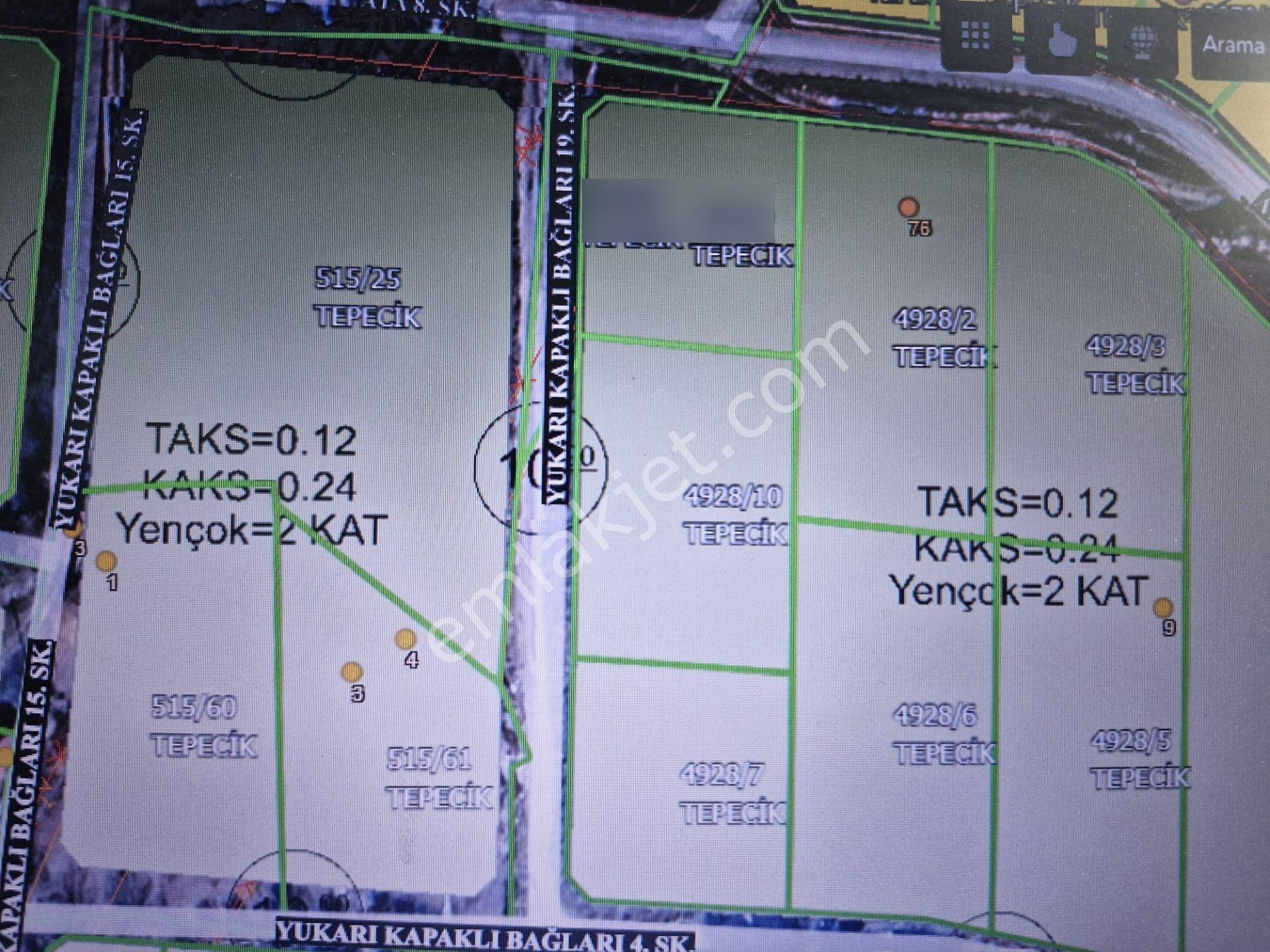 Lozanevler Bölgesi Yurt Arkasında Bahabey Caddesine 700 Metre Mesafede Satılık Arsa