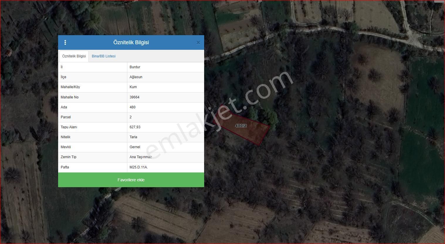 Asya Evim Emlaktan Ağlasun Kum Mah.de Satılık Fırsat Tarla - Görsel 3