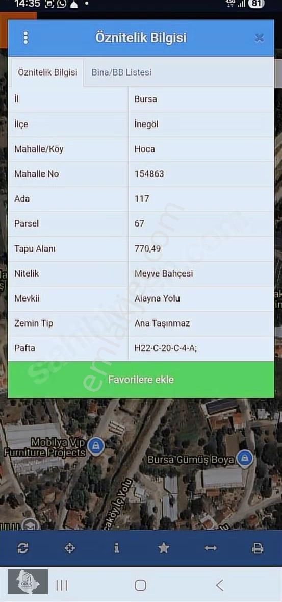 Oruç Emlak'tan Hoca Köyde Villa Arsası - Görsel 3