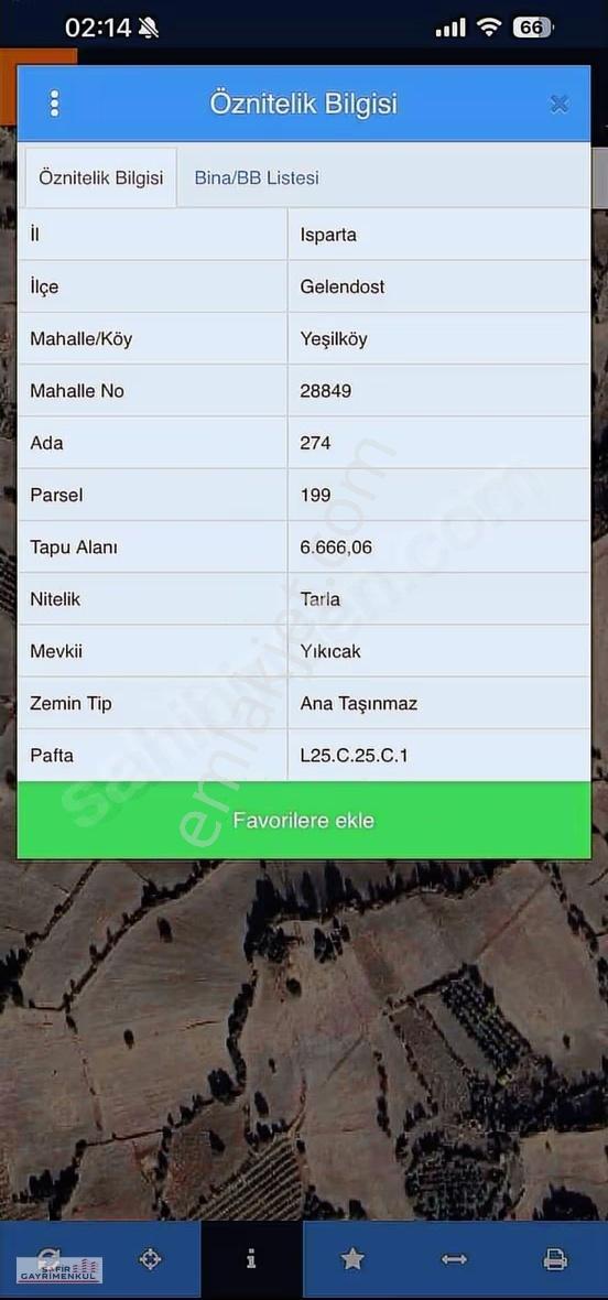 Bölgenin En Uygunu Eğirdir Göl Manzaralı 15700 M2 Elma Bahçesi - Görsel 5