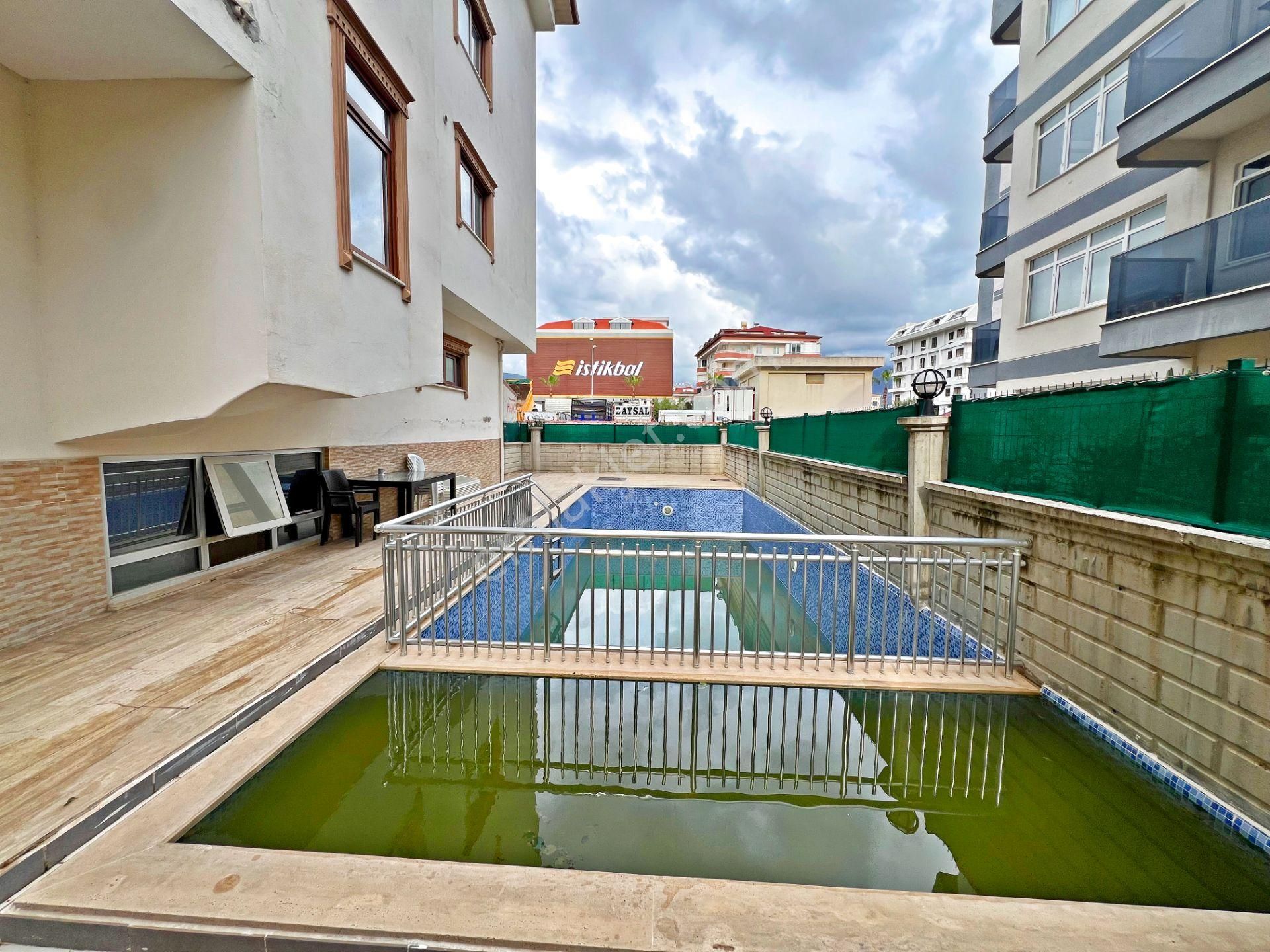 Alanya Obada Kiralık 1+1 Site İçi Havuzlu Eşyalı Lüks Daire - Görsel 27