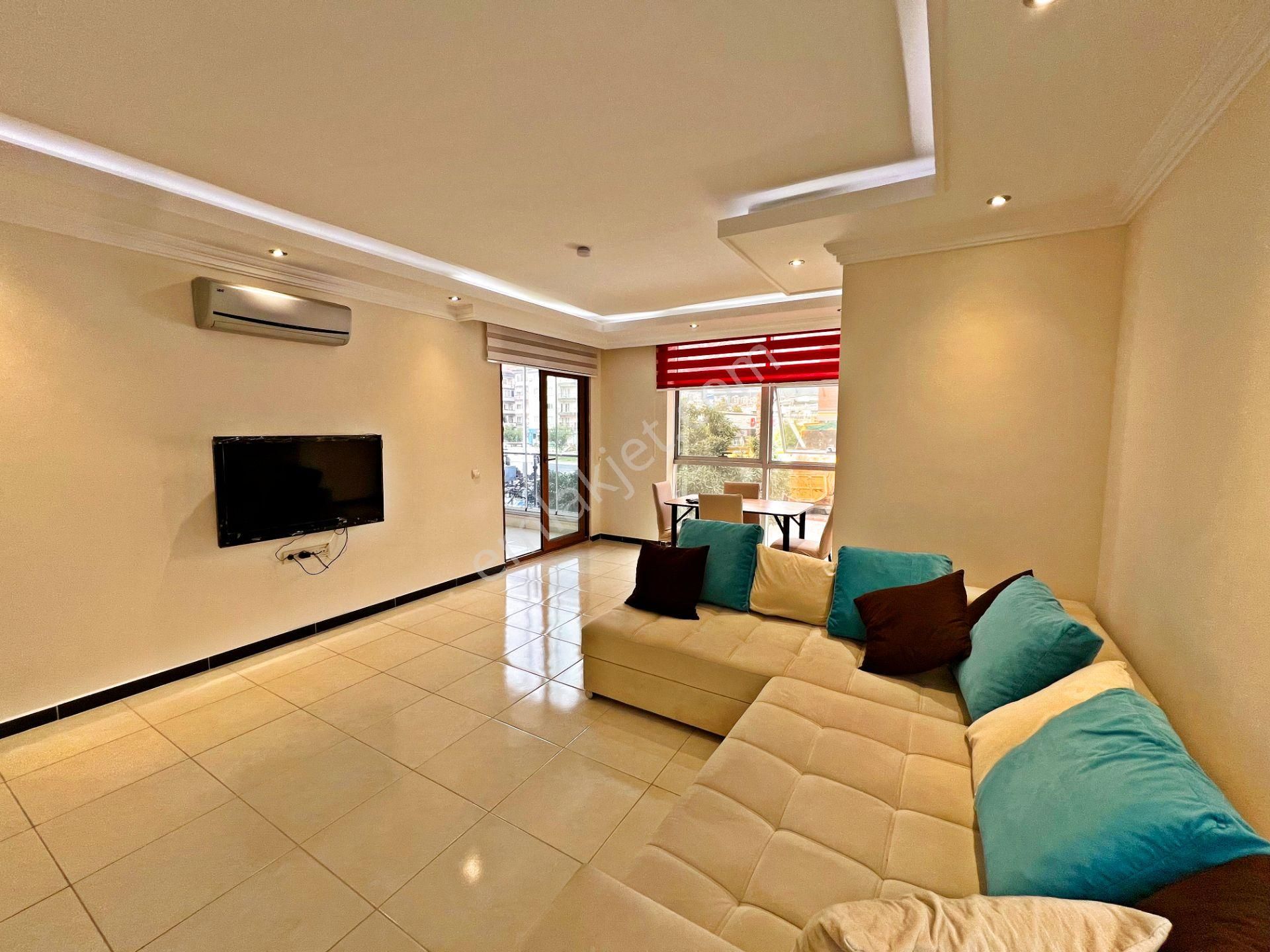 Alanya Obada Kiralık 1+1 Site İçi Havuzlu Eşyalı Lüks Daire - Görsel 18