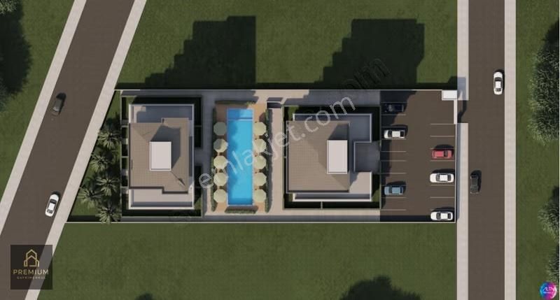 Site İçi Loft Konsept Bahçe Kullanımlı Havuz Manzaralı Sat - Görsel 8