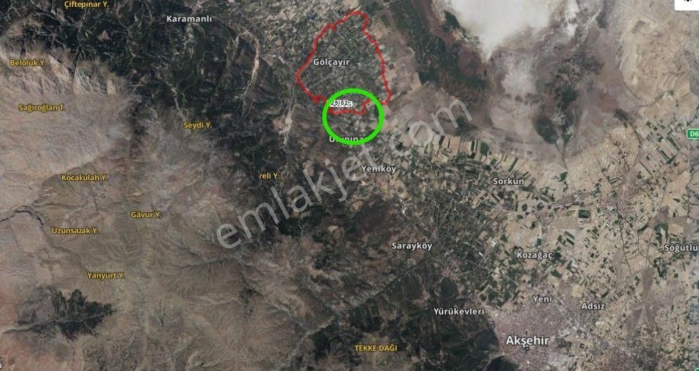 Akçay Emlak'tan Akşehir Gölçayır Mahallesinde Satılık Erik-kiraz-vişne Bahçesi - Görsel 20