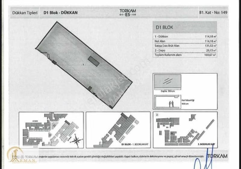 Torkam E5 Metropark Sefaköy B-1 Katında Boş Dükkan - Görsel 6