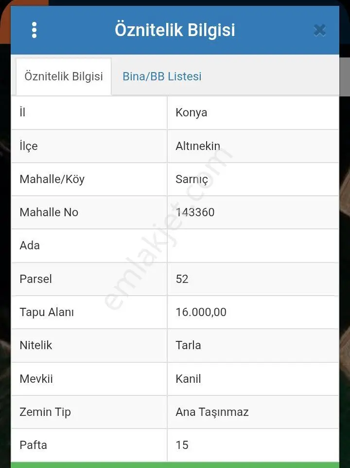 Sahibinden Satılık 16000 M2
