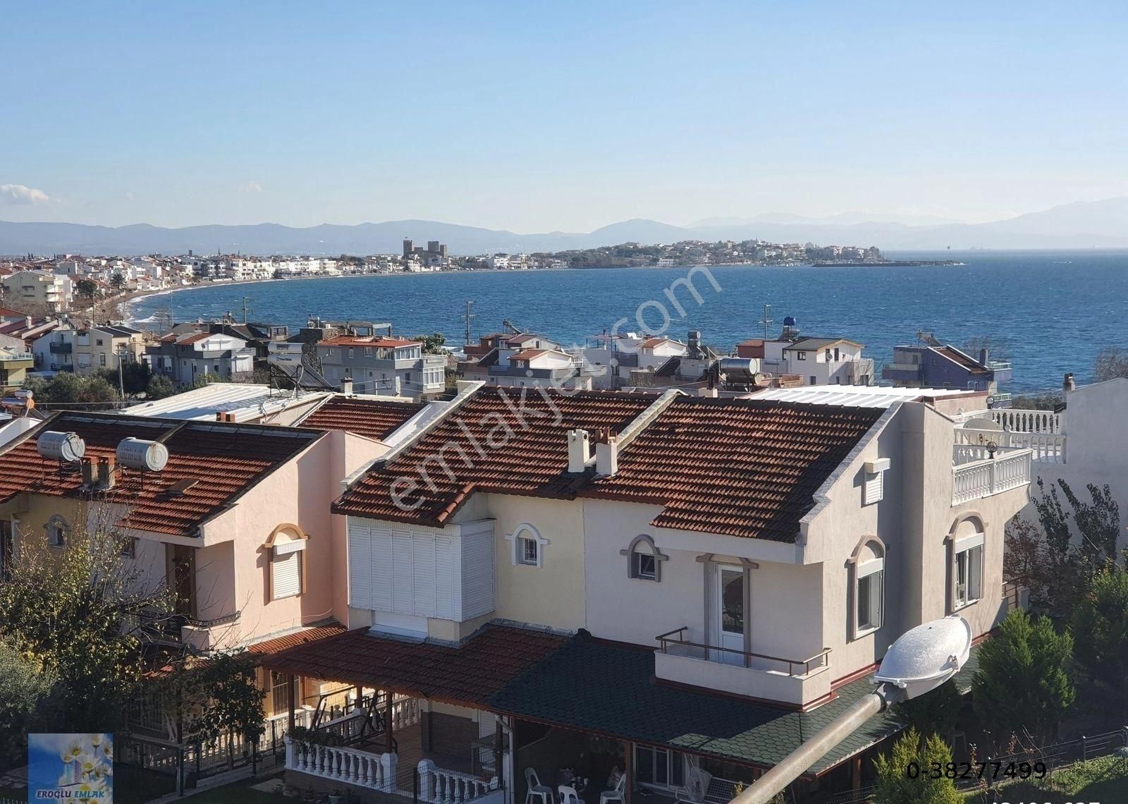 Çandarlı Site İçinde Havuzlu Deniz Manzaralı Satılık Yazlık - Görsel 21