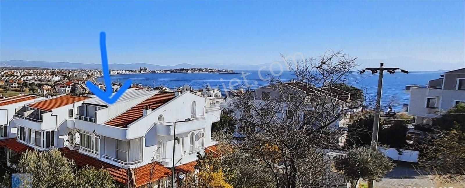 Çandarlı Site İçinde Havuzlu Deniz Manzaralı Satılık Yazlık - Görsel 23