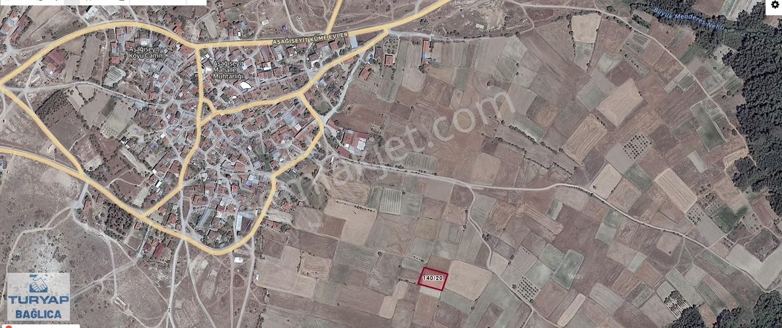 Çal Aşağıseyit Köyünde Tek Tapu Yola Cephe Tarla - Görsel 3