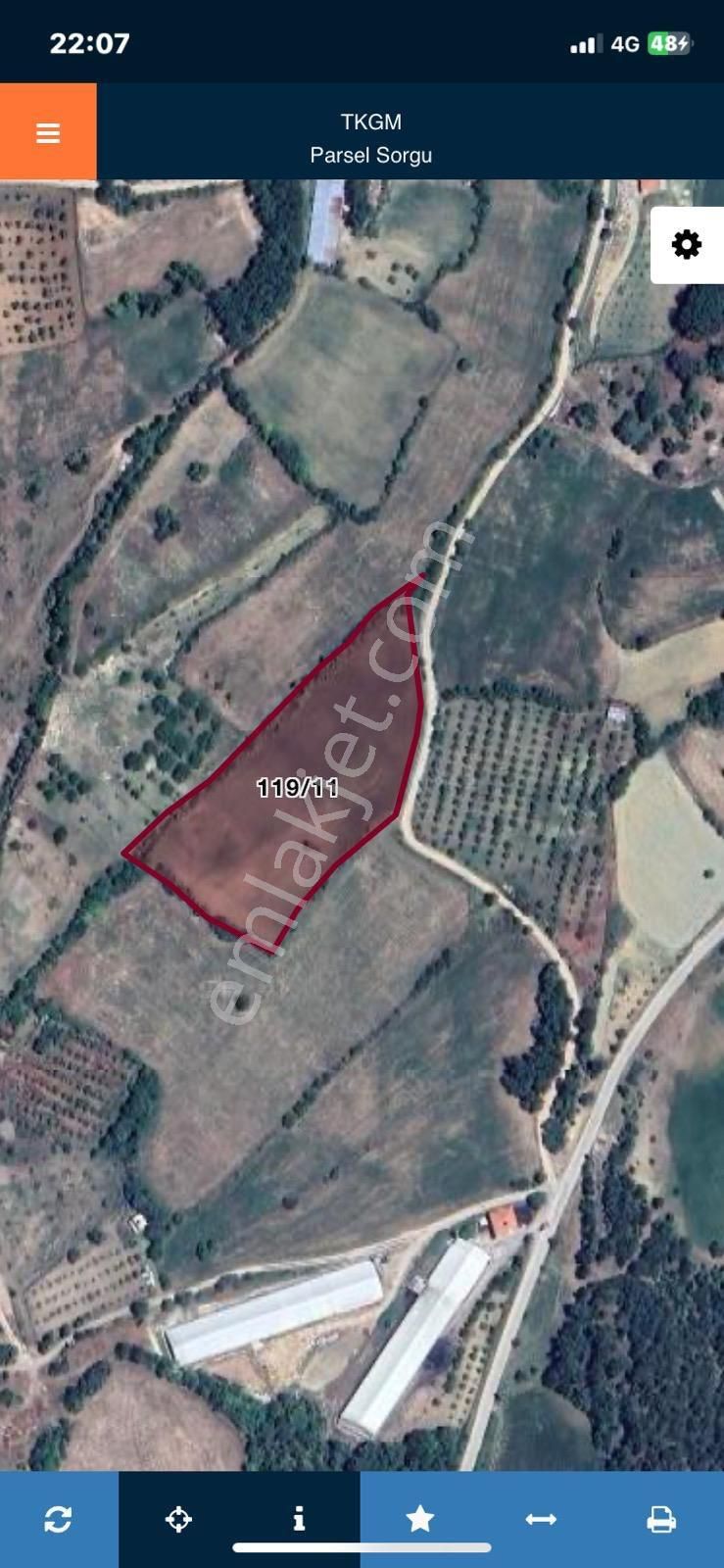 Sakarya Taraklıda Satılık 10 Dönüm Tarla