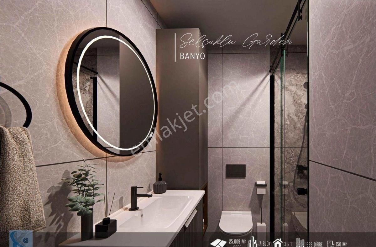 Selçuk'lu Garden Projesinde 3+1 Ödemesiz Arakat Daire - Görsel 9