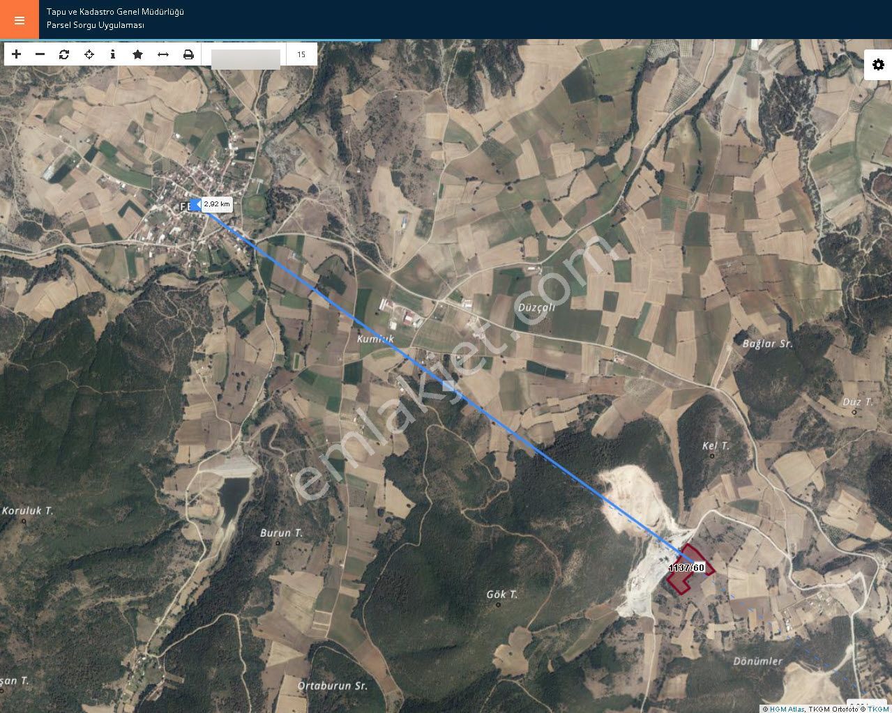 Bursa Yenişehir Hamidiye,de Takasa Açık Satılık 22-dönüm Ceviz Ekili Tarla - Görsel 12