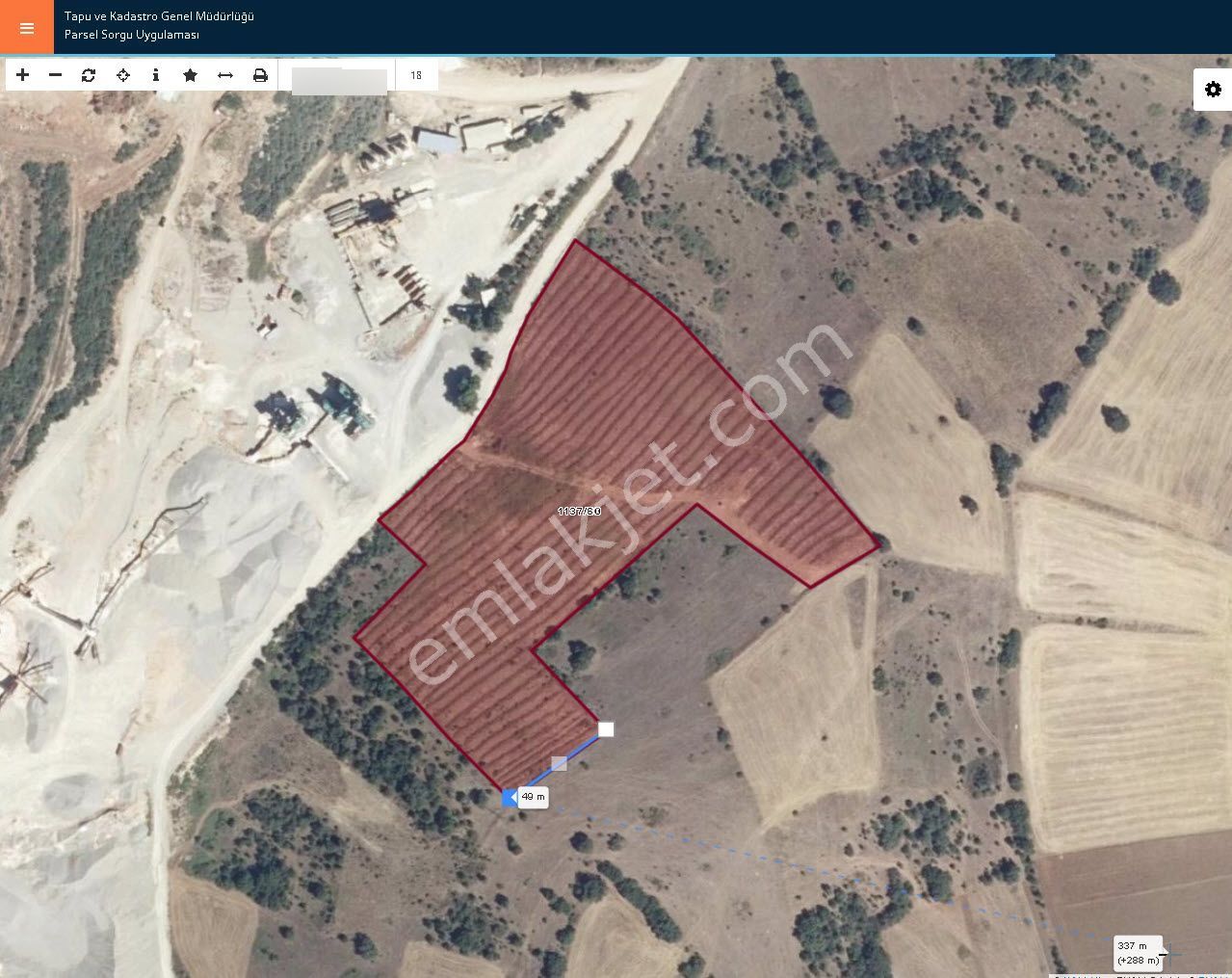 Bursa Yenişehir Hamidiye,de Takasa Açık Satılık 22-dönüm Ceviz Ekili Tarla - Görsel 20