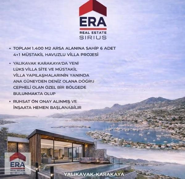 Bodrum Yalıkavak'da Lüks Villa Projesine Uygun Satılık Arsa