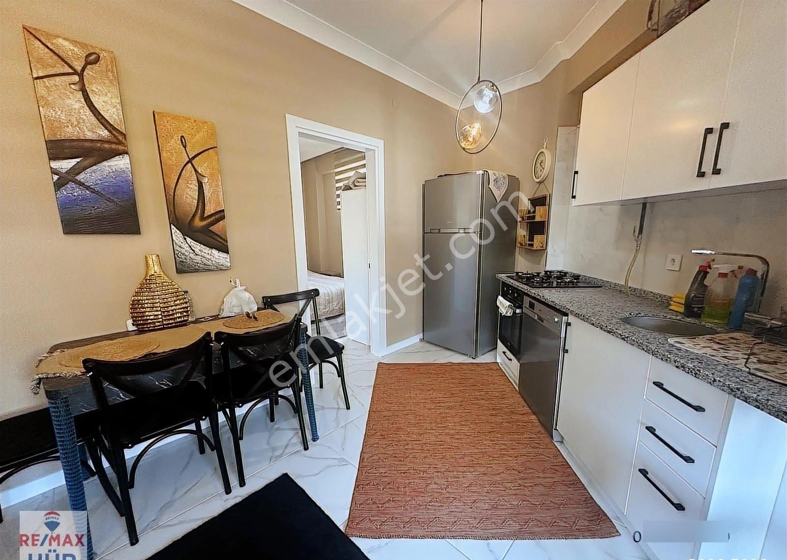 Remax Hür'den Kiralık Ful Eşyalı 2+1 Daire Yeni Stad Civarı - Görsel 14