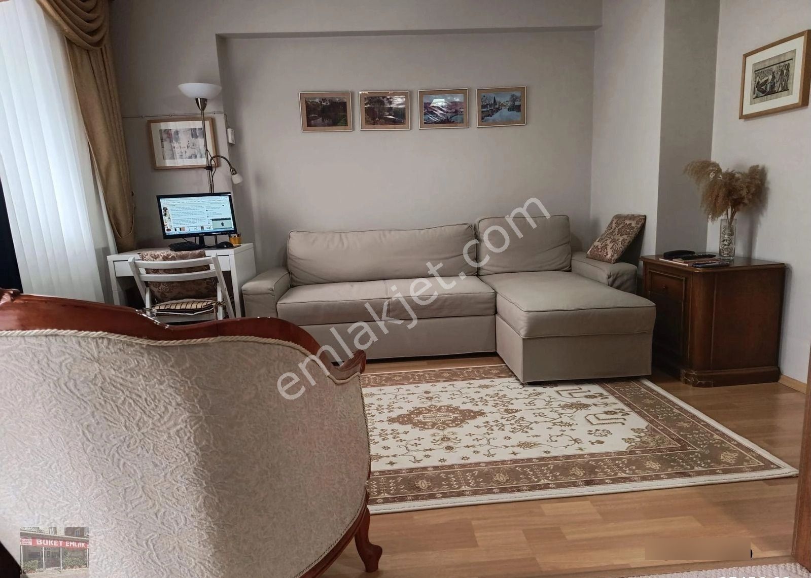 Buket Emlaktan Satılık 3+1 Daire Doğal Gazlı Asansörlü - Görsel 12