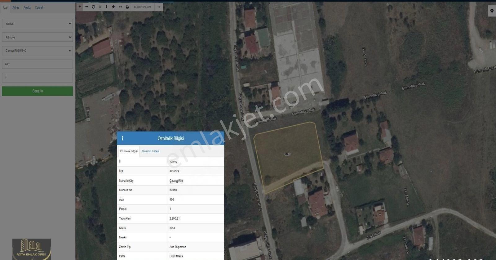 Çavuşçiftliği 2890m² Merkezi Konumda Sanayi İmarlı Arsa - Görsel 6