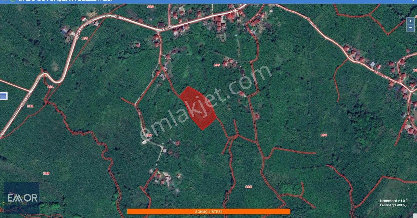 Emor Gayrimenkul Öceli Mahallesi Satılık 8750 M2 Fındık Bahçesi - Görsel 2